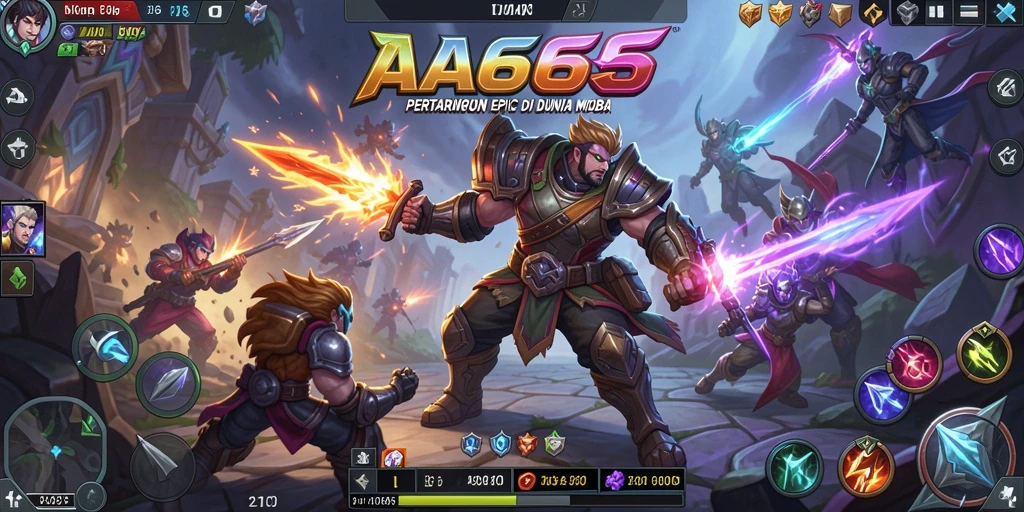 Gameplay menegangkan dengan karakter unik di AA666.