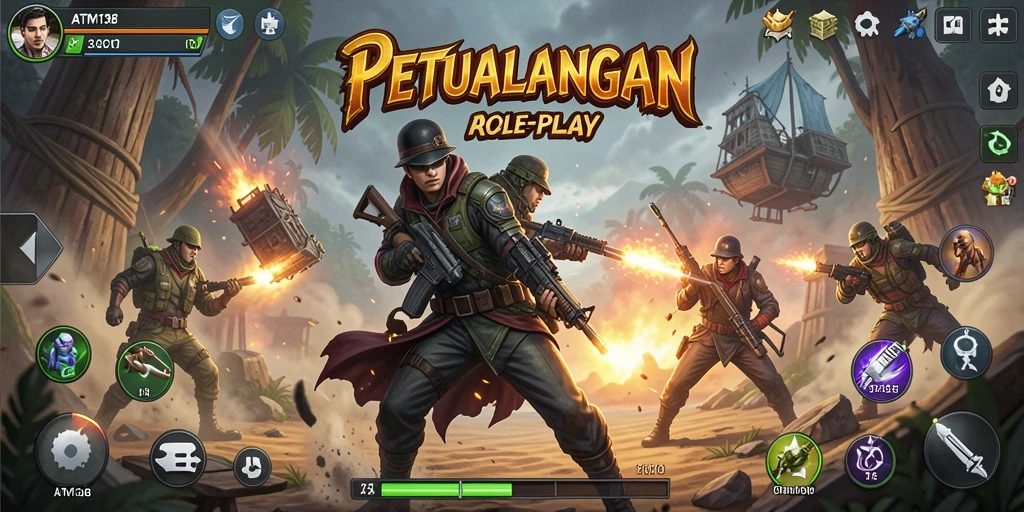 Berbagai karakter mendebarkan dan pertarungan seru di game ARPG.