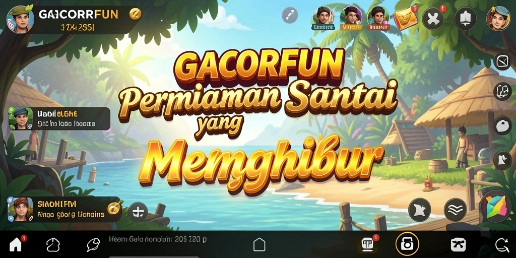 Tampilan screenshot GACORFUN yang menunjukkan gameplay menyenangkan dan penuh warna.