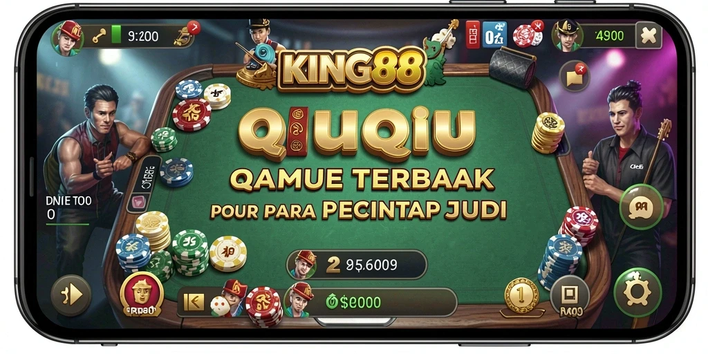 Tampilan menarik dari gameplay QiuQiu di KING88.