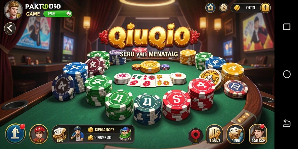 Screenshot gameplay QiuQiu seru dari PAKTOTO.