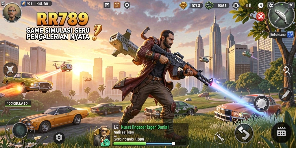 Tangkapan layar utama dari gameplay <strong>RR789</strong> menampilkan grafis yang menakjubkan dan momen menarik.