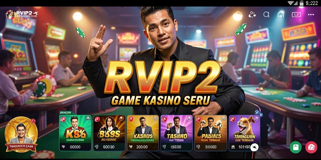 Tampilan gameplay menarik dari RVIP2 dengan nuansa Kasino.