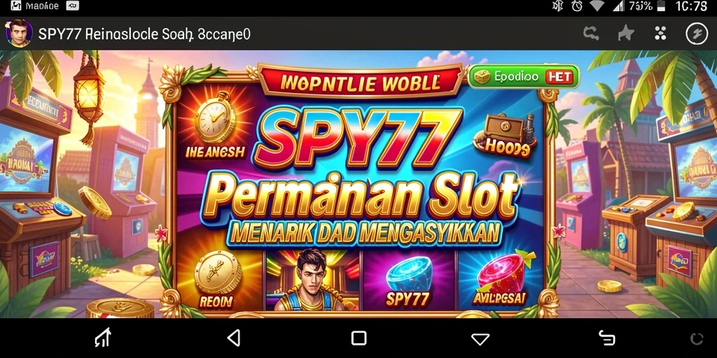 Screenshot gameplay SPY77 yang menunjukkan keseruan permainan Slot.