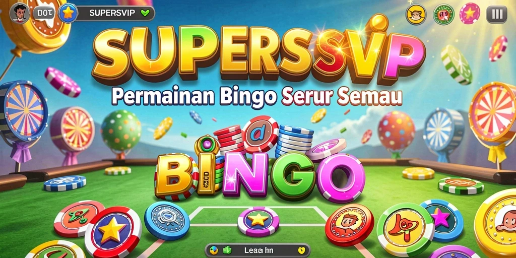 Tampilan gameplay Bingo yang seru dan menghibur di SUPERSVIP.