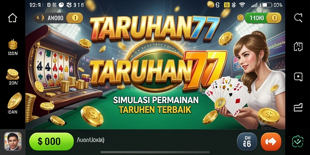 Screenshot TARUHAN77 menampilkan gameplay seru dan interaktif.